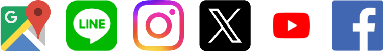 Google LINE Instagram X(Twitter) Youtube facebook
