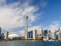 トロントの街並み