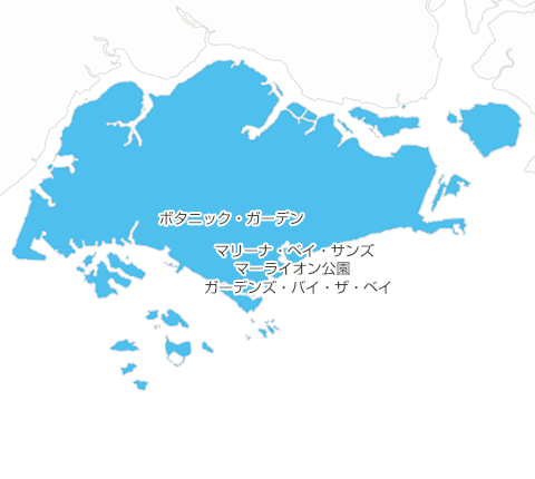 シンガポールの地図